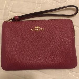 Brand New Coach Wristlet in Magenta